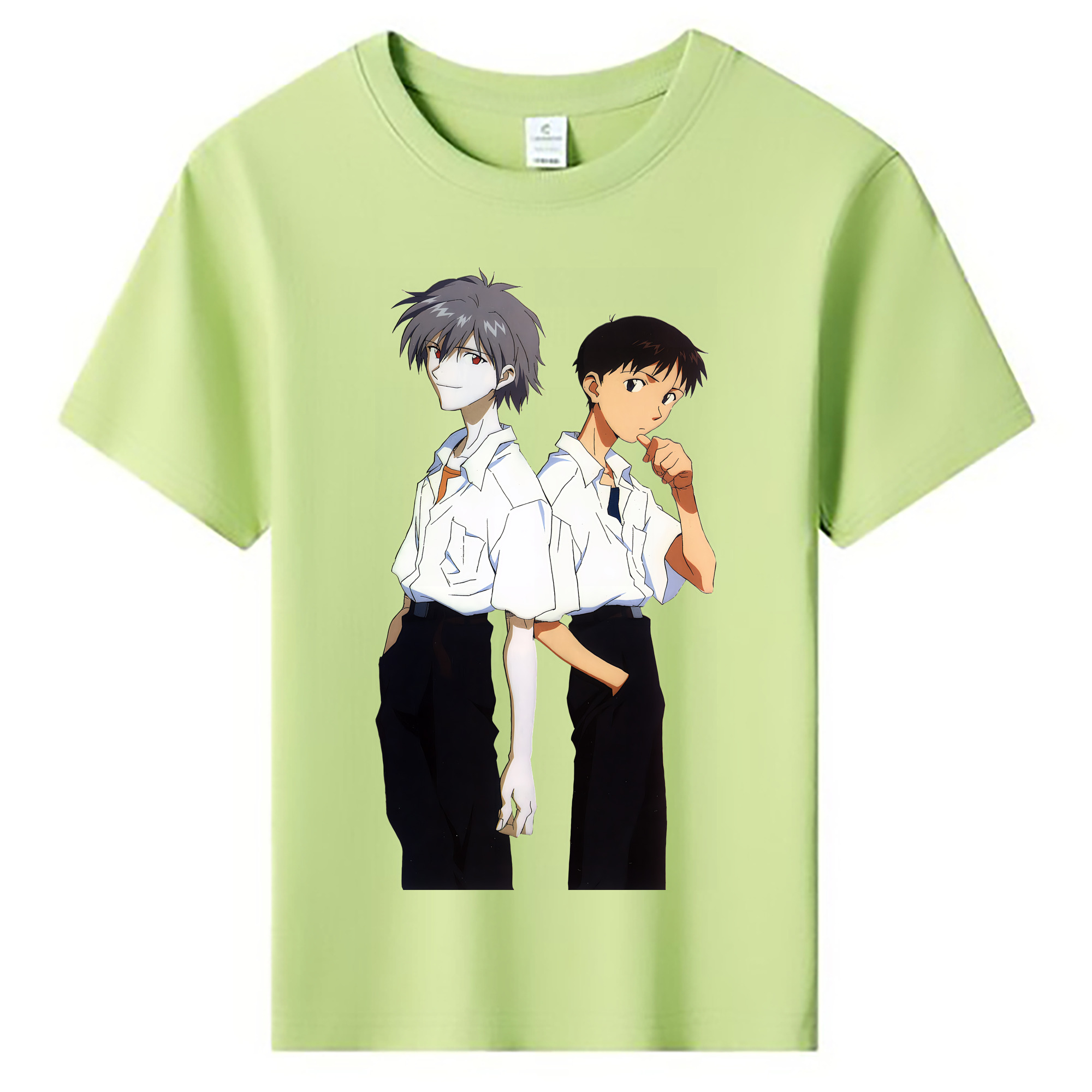 （画像用） EVA 新世紀エヴァンゲリオン 綿100％キッズTシャツ（フロントプリント）